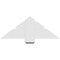 Ekena Millwork Kennewick Architectural Grade PVC Gable Bracket, 36"W x 13 1/2"H x 4"D x 6"F, 9/12 Pitch GBP036X14X0406KEN00 - alternate 3